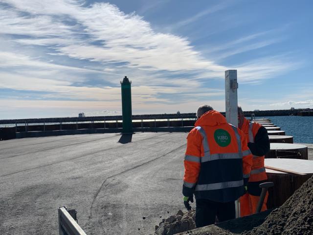 Havnesikring på Skagen Havn