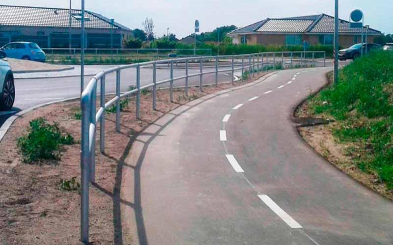 Rækværk til rundkørsel